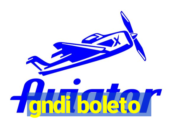 gndi boleto